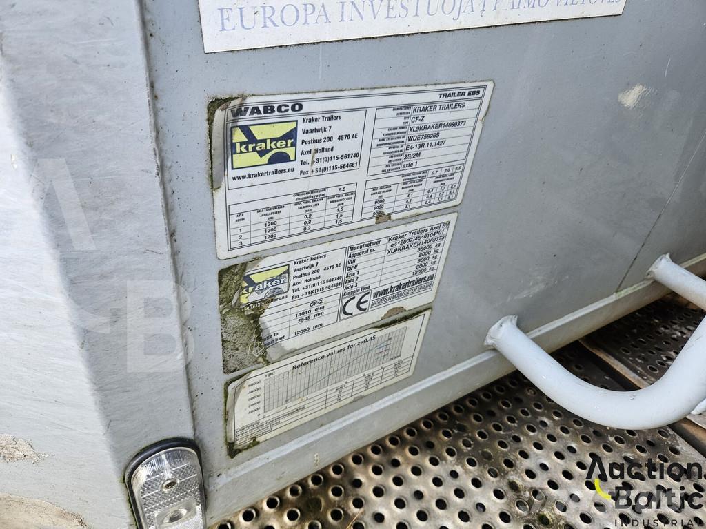 Kraker CF200 Semi remorque à rideaux coulissants (PLSC)