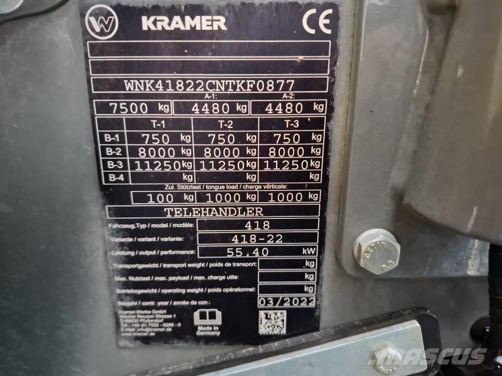 Kramer-allrad 2706 Chargeuse télescopique sur pneus