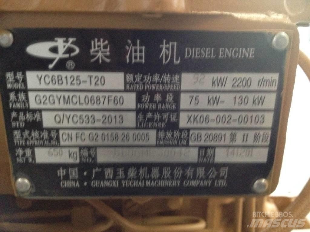 Yuchai YC6B125-T20 Moteur