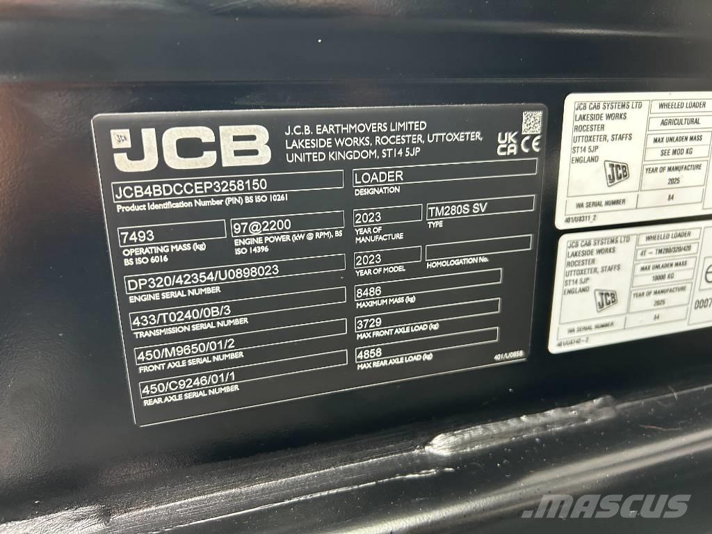JCB TM280S Télescopique agricole