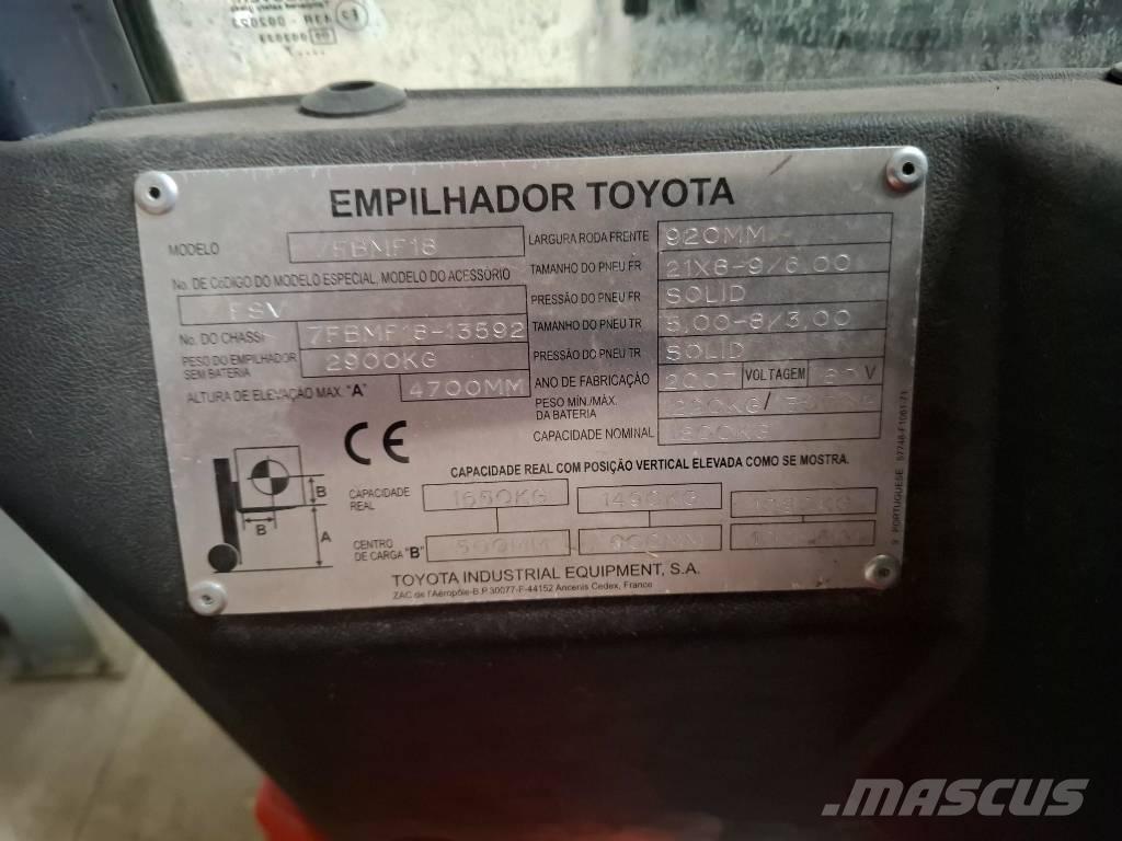 Toyota 75BMF18 Chariots élévateurs électriques