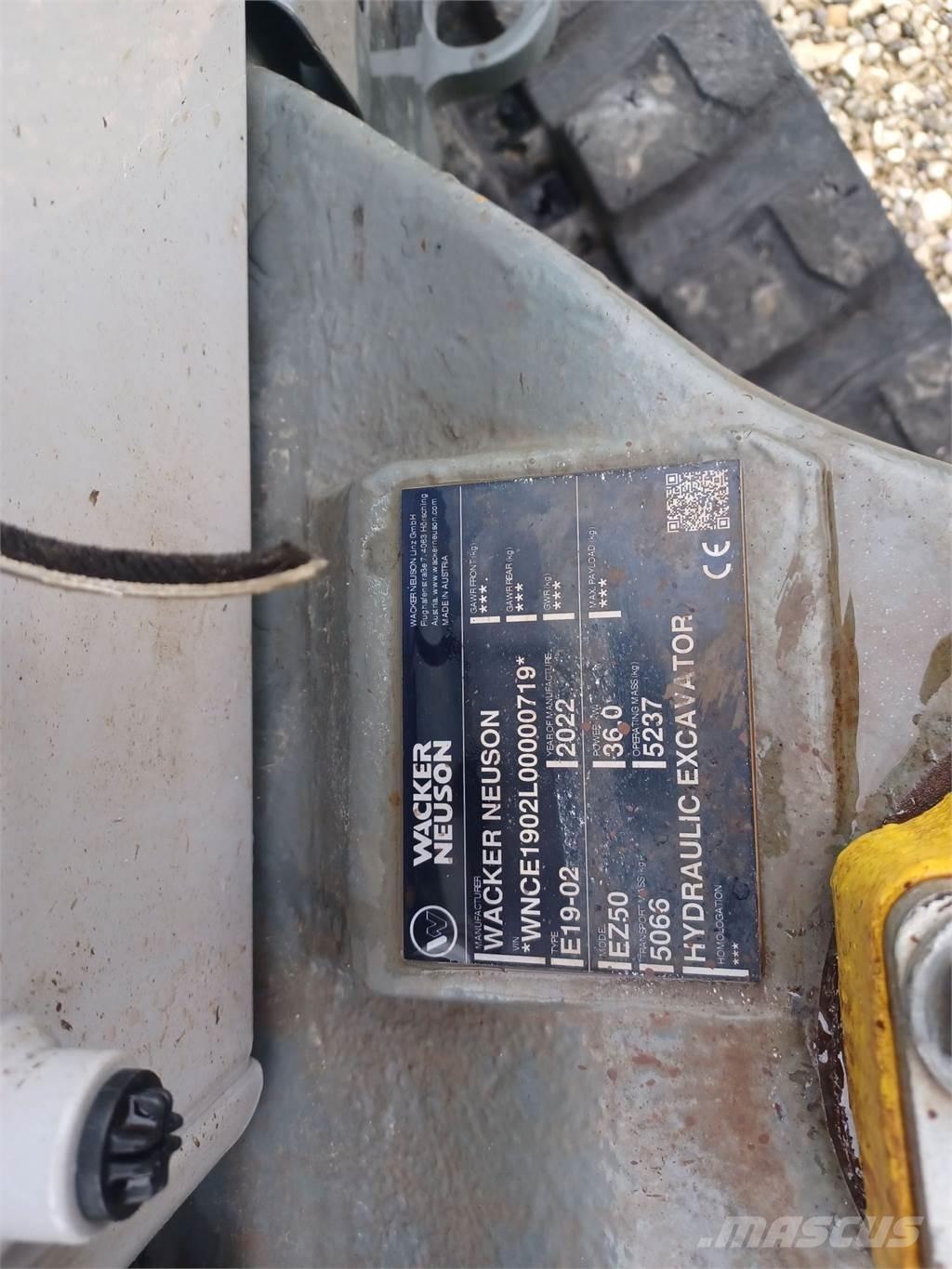 Wacker Neuson EZ50 Pelle sur chenilles