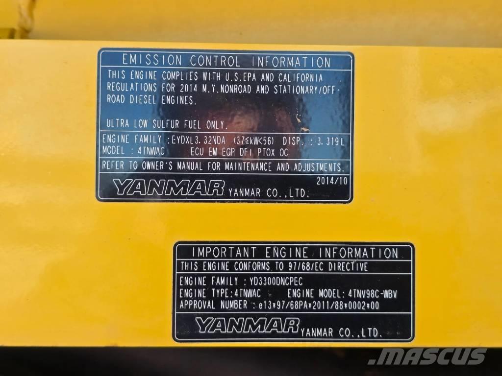 Yanmar Vio 80-1 Mini pelle 7t-12t