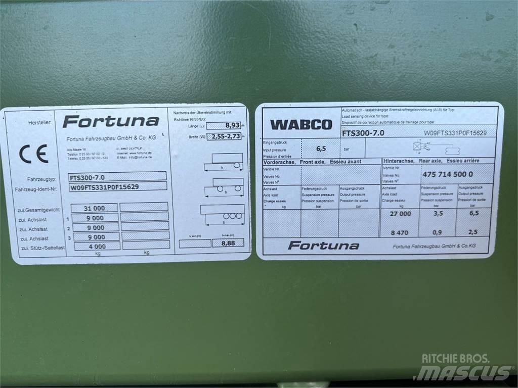 Fortuna FTS 300 Plateau à paille