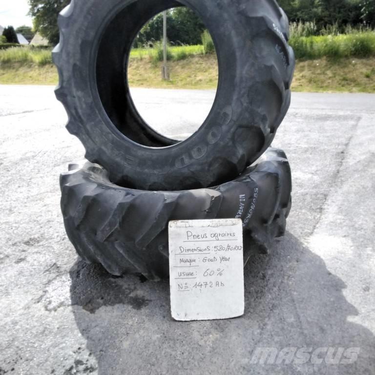 Goodyear 580/70R38 Pneus, roues et jantes