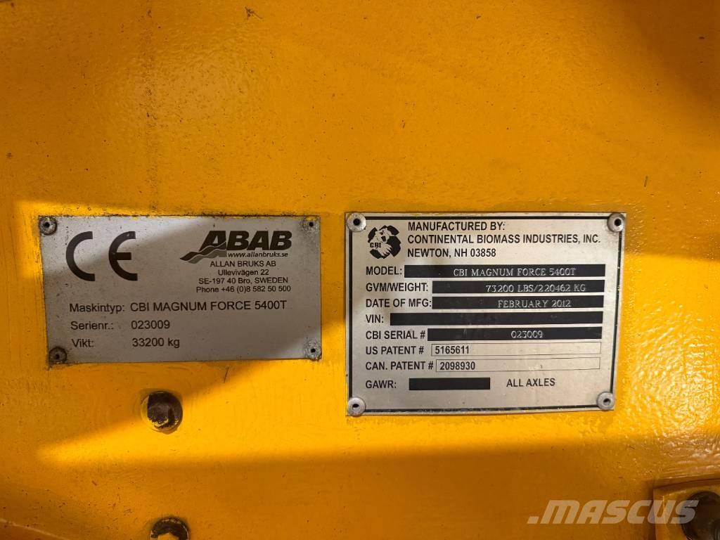 CBI 5400T Ebrancheuses