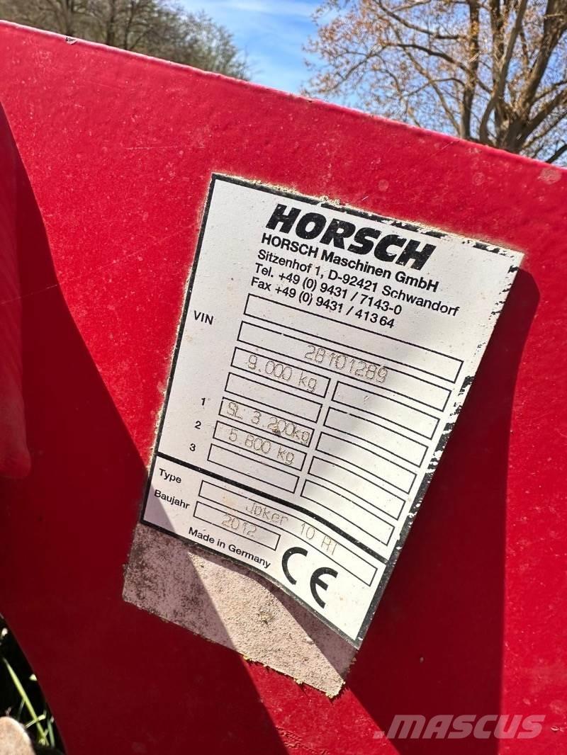 Horsch Joker 10 RT Crover crop