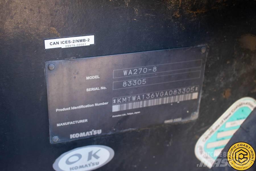 Komatsu WA 270 Chargeuse sur pneus