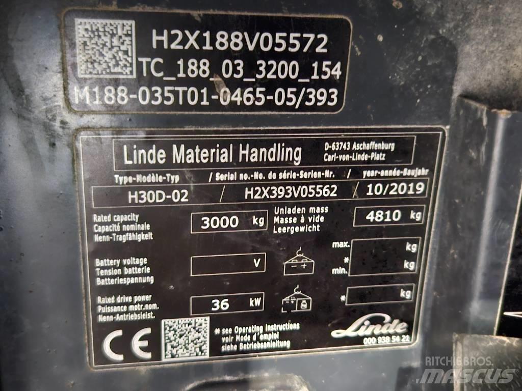 Linde H30D Diesel trucks