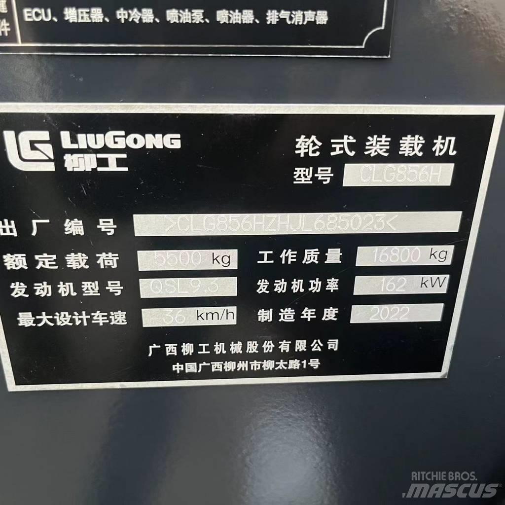 LiuGong 856 H Chargeuse sur pneus