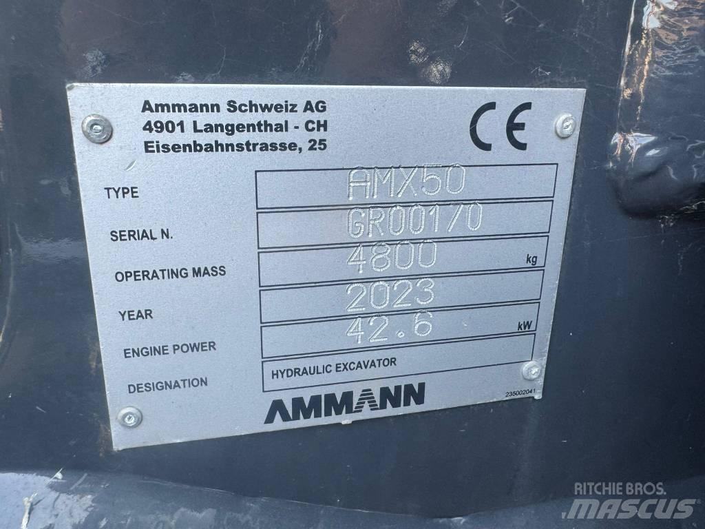 Ammann AMX 50 Mini pelle < 7t