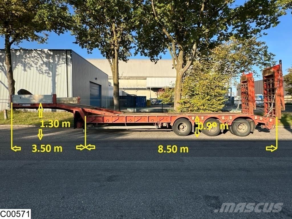 Robuste semie Semi remorque surbaissée