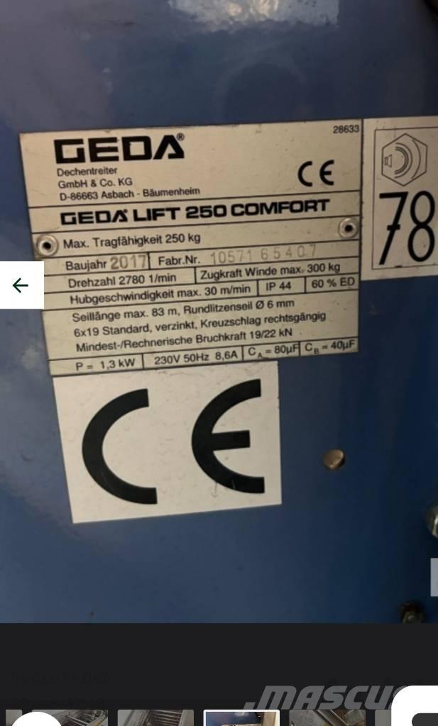 Geda Comfort 250 Treuils, palans et monte-charge