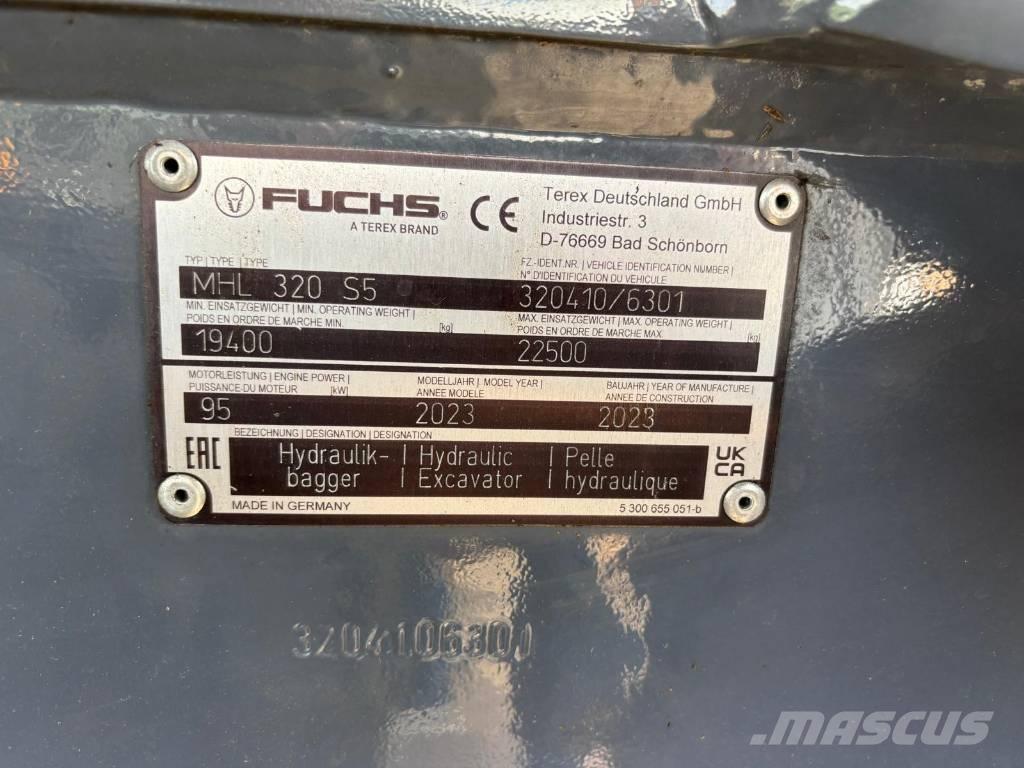 Fuchs MHL320MOD+ Pelle à déchets