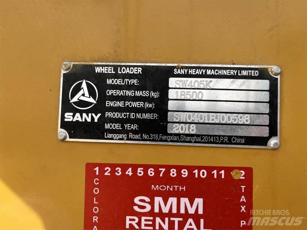 Sany SW405K Chargeuse sur pneus