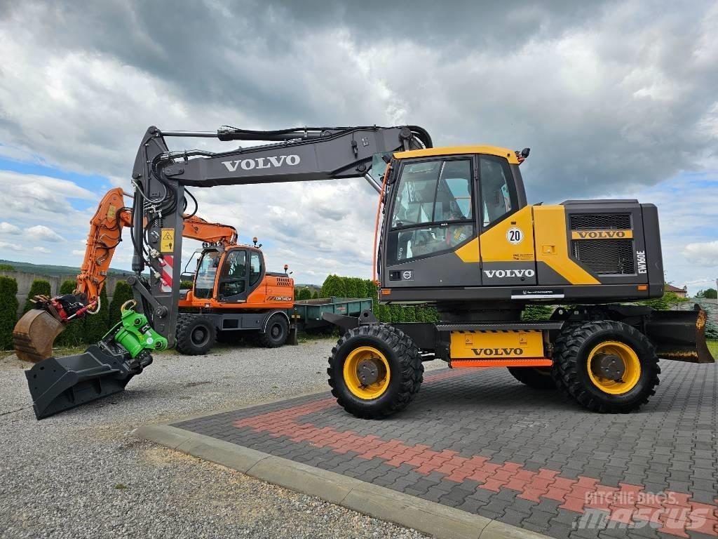 Volvo EW 160 E Pelle sur pneus