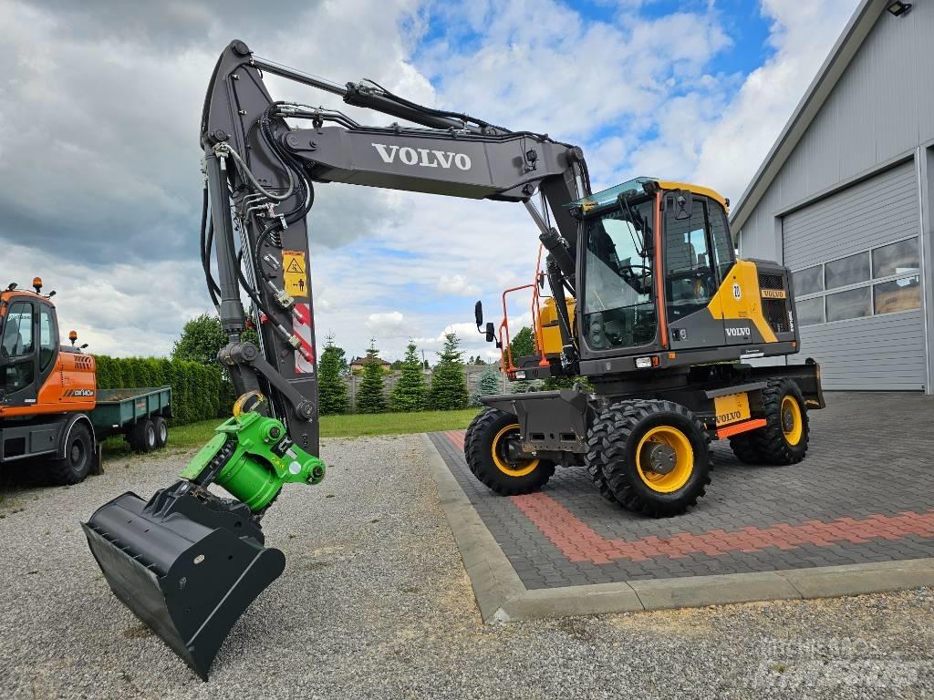 Volvo EW 160 E Pelle sur pneus