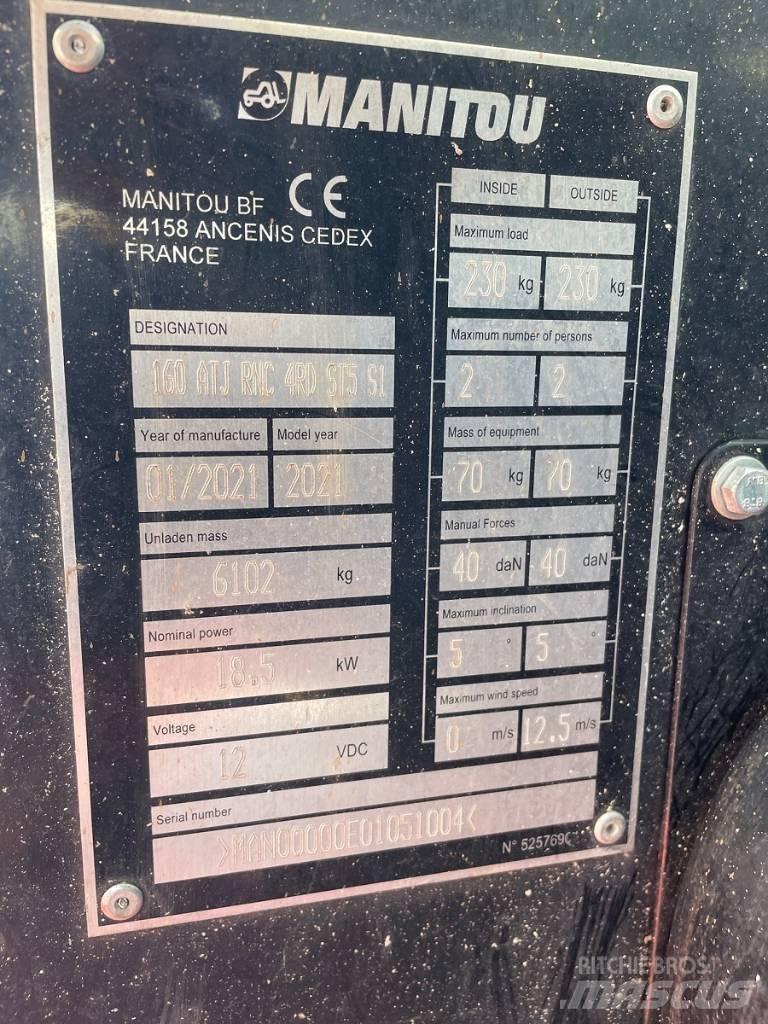 Manitou 160 ATJ Nacelles articulées