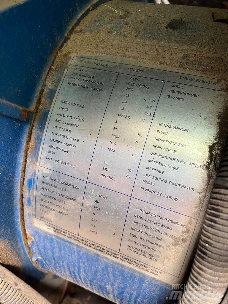 FG Wilson P 135 Générateurs diesel