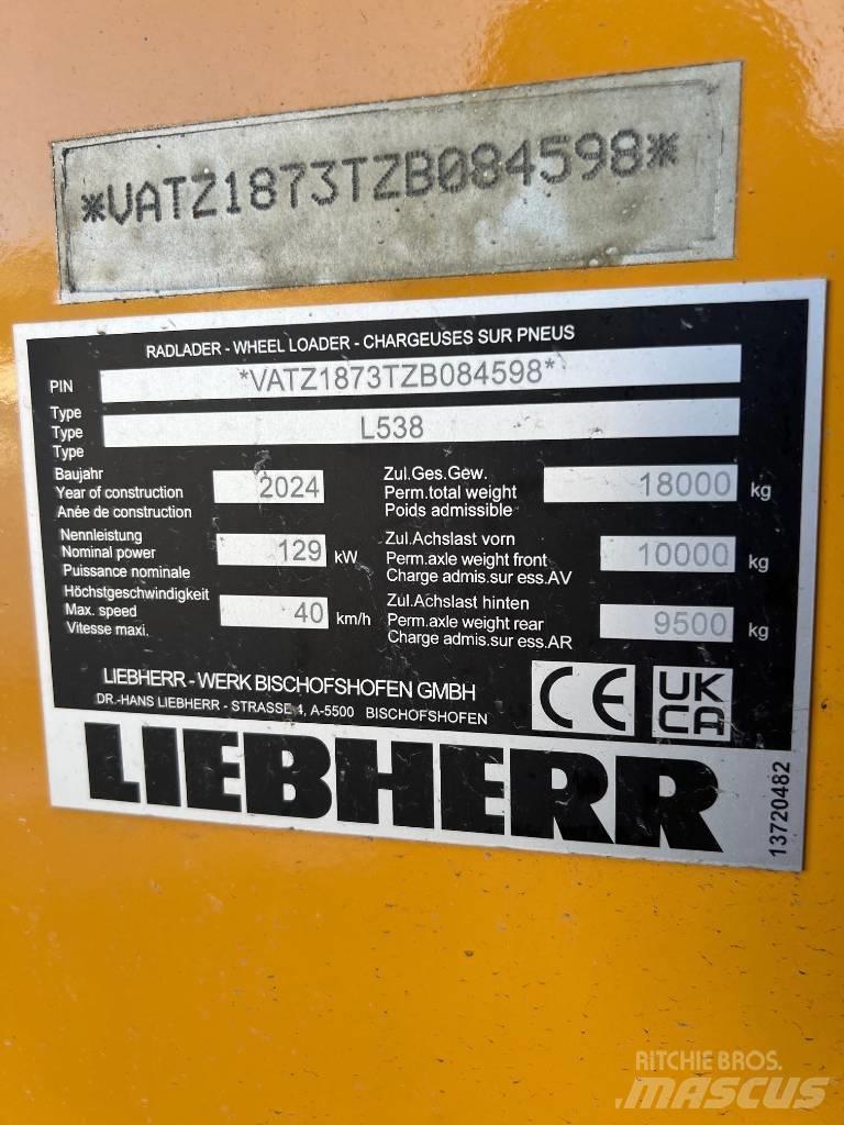Liebherr L 538 Chargeuse sur pneus