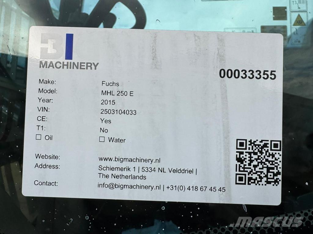 Fuchs MHL 250 Pelle à déchets