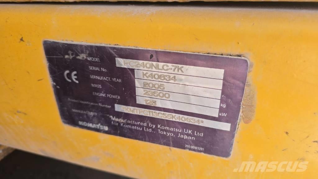 Komatsu PC 240 NLC-7 Pelle sur chenilles