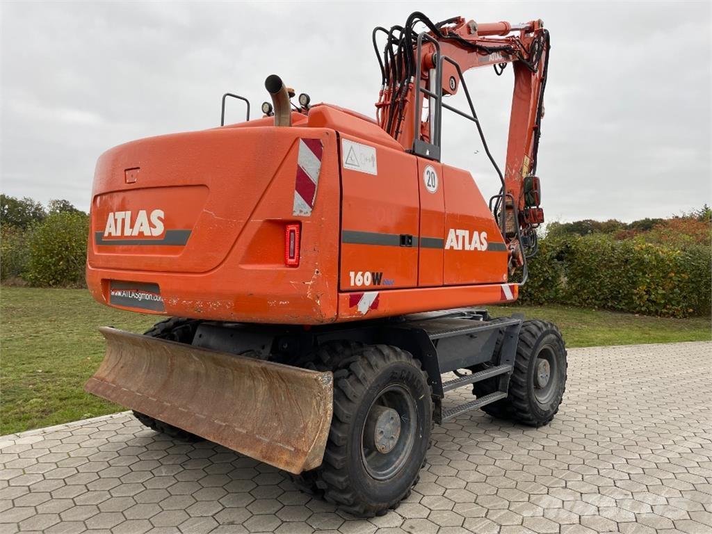 Atlas 160W-BLUE Pelle sur pneus