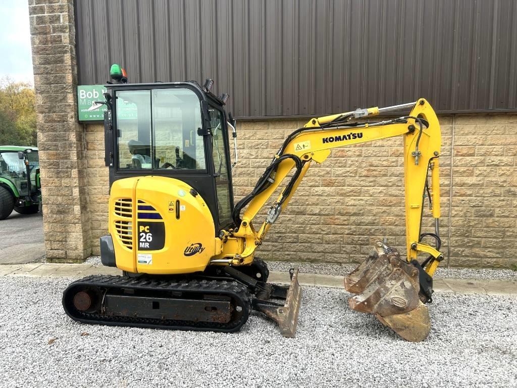 Komatsu PC26MR-3 Mini pelle < 7t