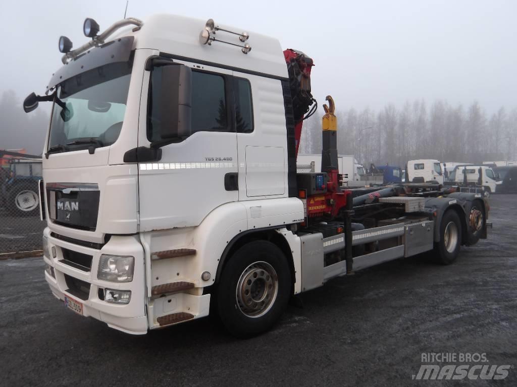 MAN TGS 26.480 6x2 Camion ampliroll