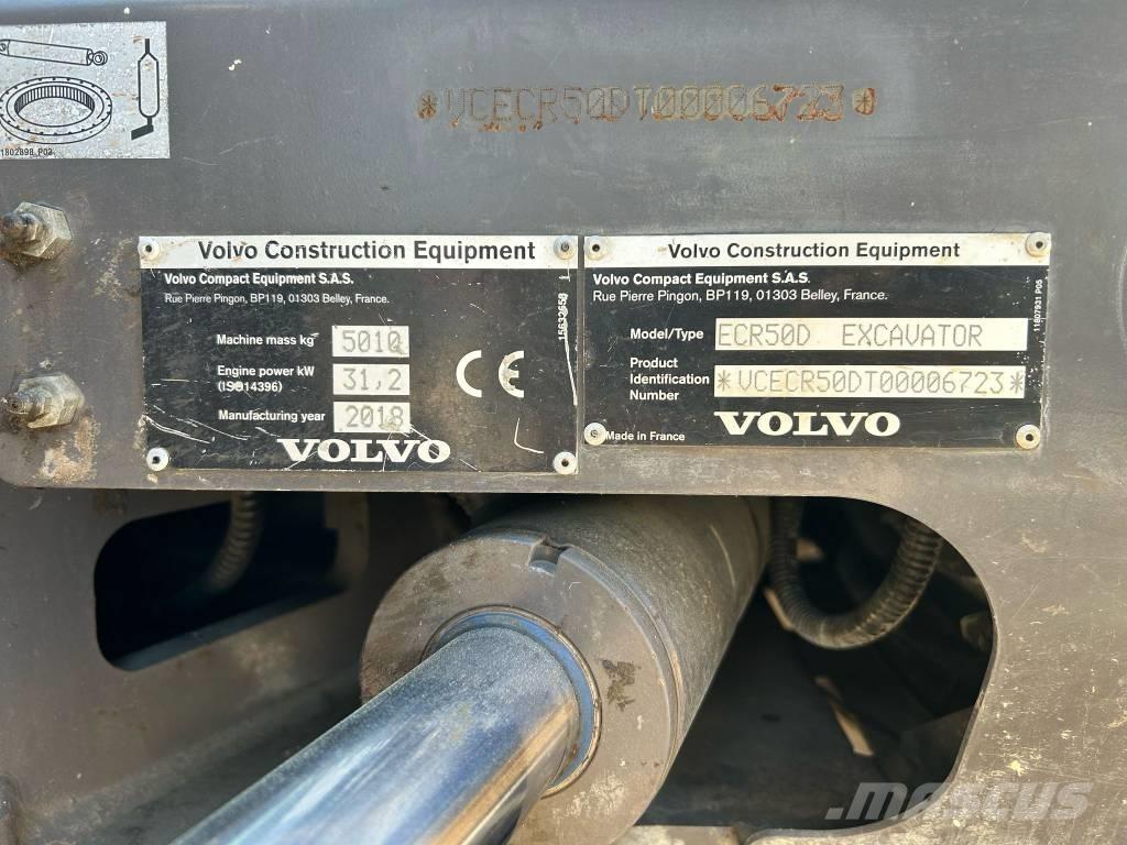 Volvo ECR 50 D Mini pelle < 7t
