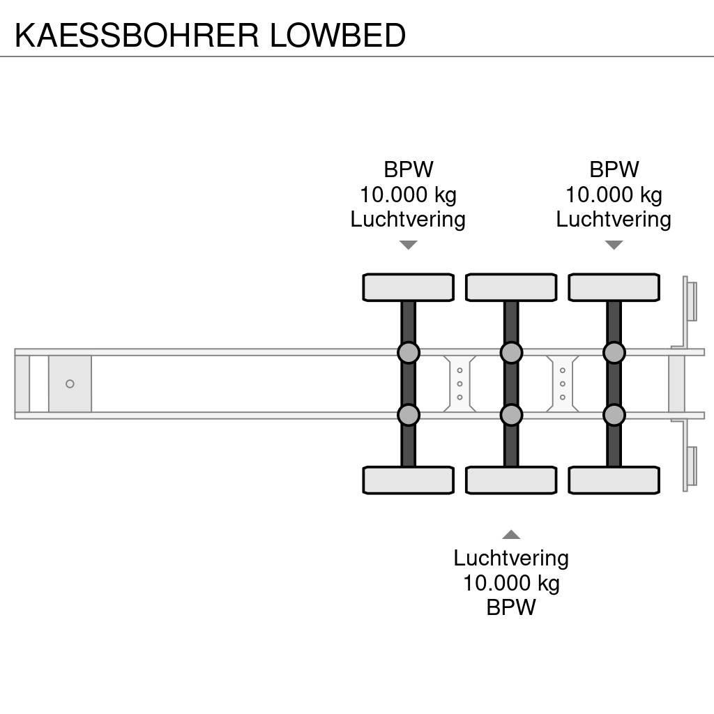 Kässbohrer LOWBED Semi remorque surbaissée
