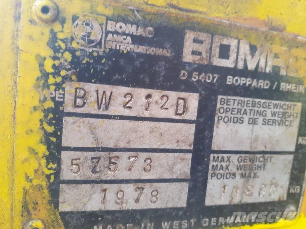 Bomag BW 212 D Compacteur de sol