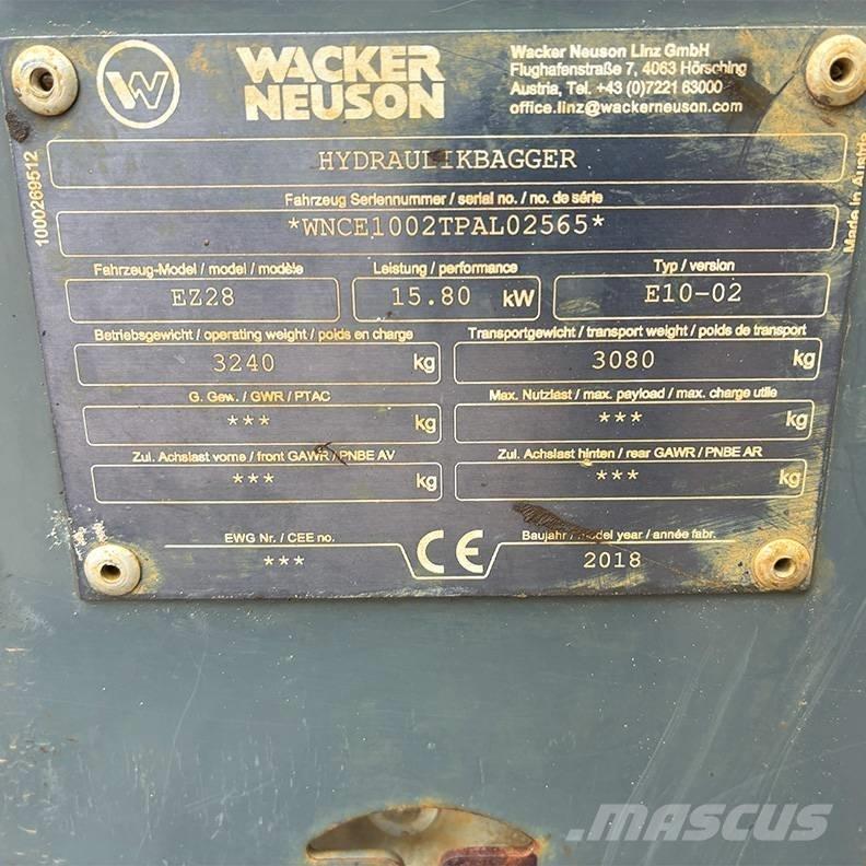 Wacker Neuson EZ 28 Mini pelle < 7t