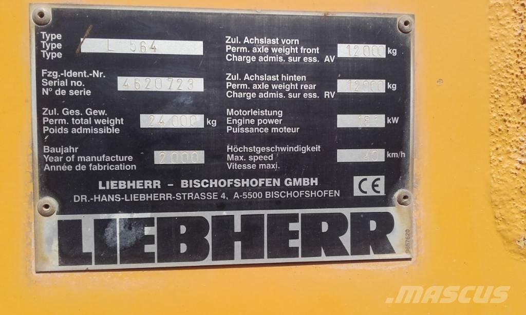 Liebherr L 564 Chargeuse sur pneus