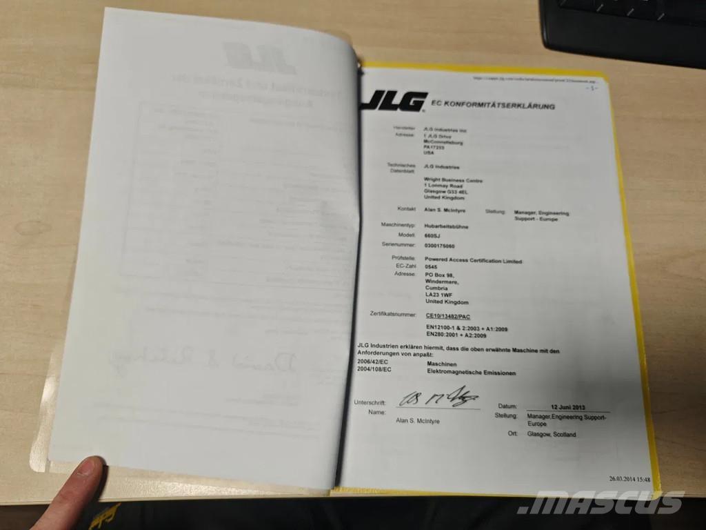 JLG 660 SJ Nacelles télescopiques