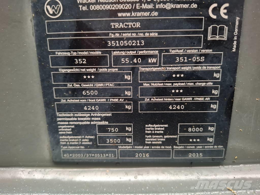 Kramer 8085 Chargeuse sur pneus