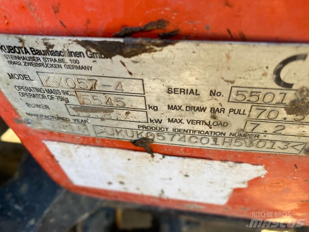 Kubota KX 057-4 Mini pelle < 7t