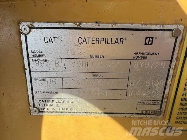 CAT 963 B Chargeuse sur chenilles