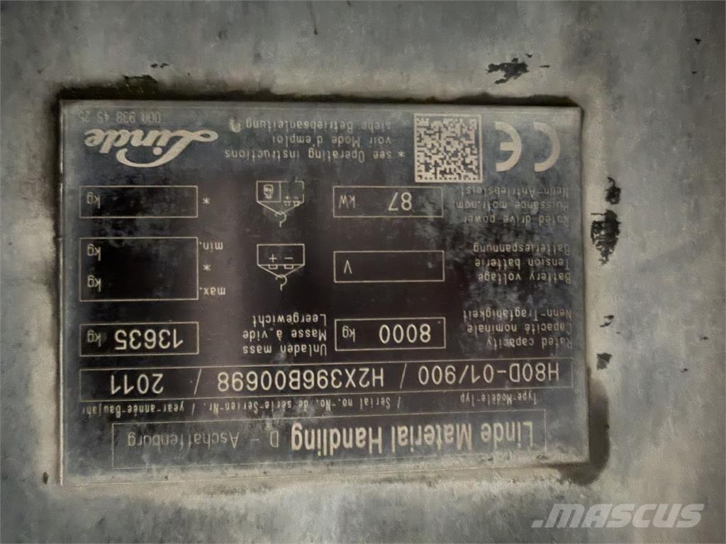 Linde H80D-01/900 Chariots diesel