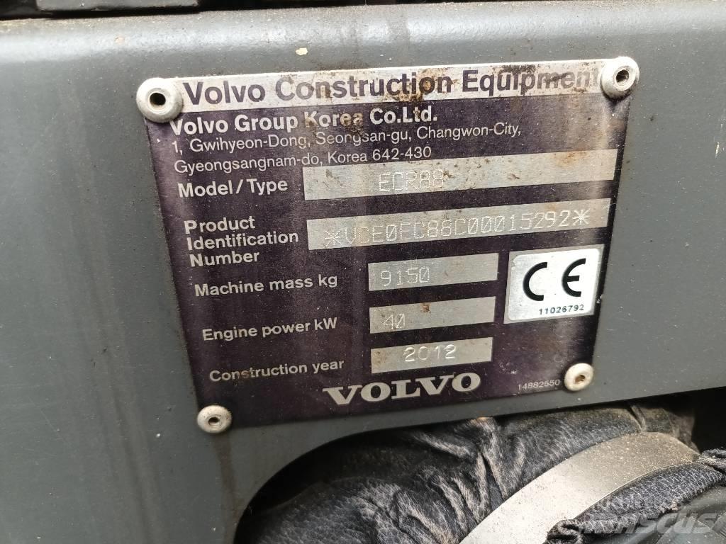 Volvo ECR 88 PLUS Mini pelle 7t-12t