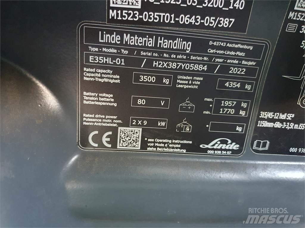 Linde E35HL Chariots élévateurs électriques