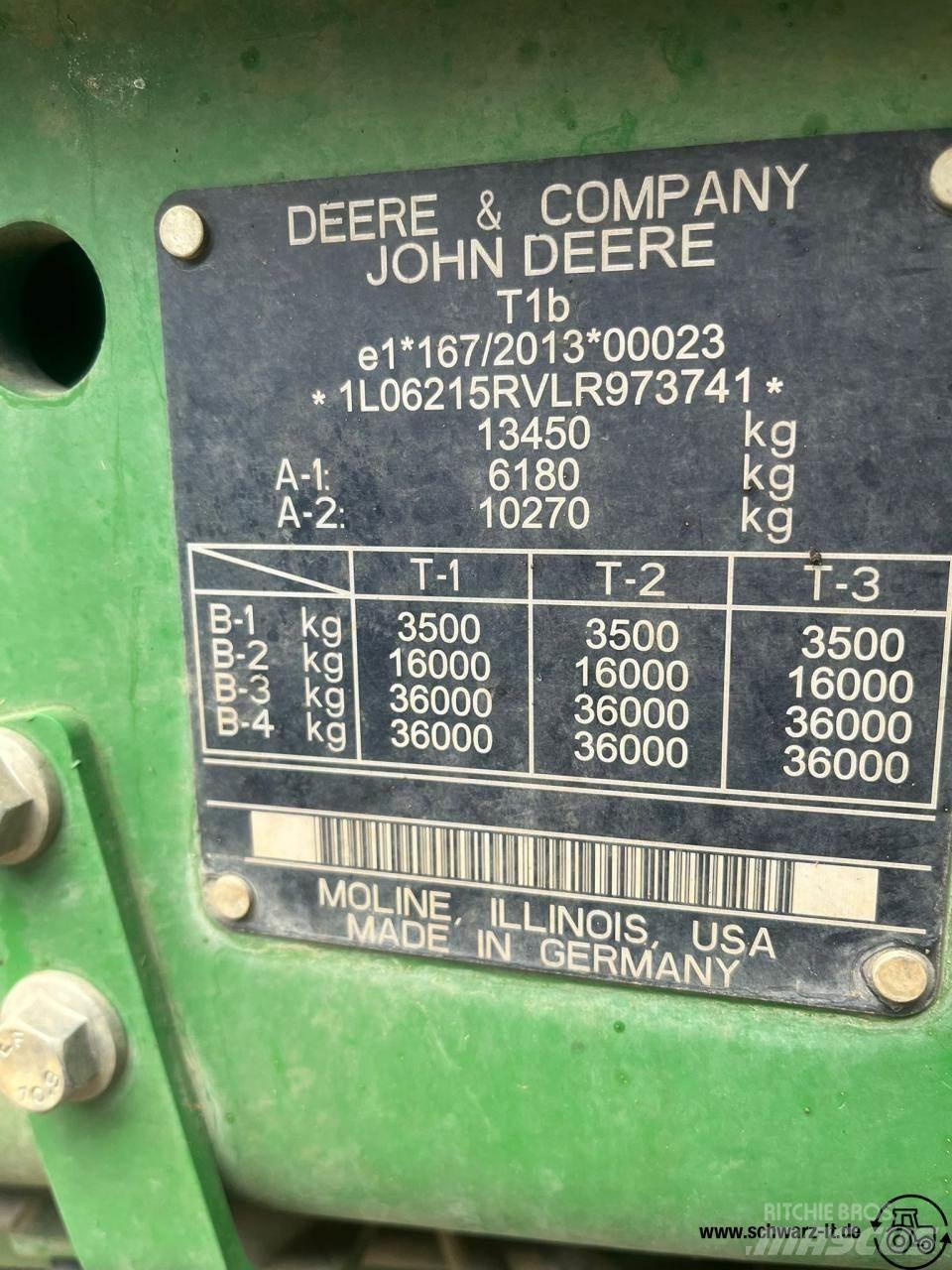 John Deere 6215R Tracteur