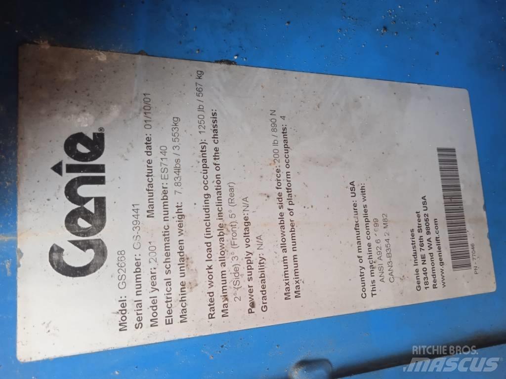Genie GS 2668 RT Nacelle ciseaux
