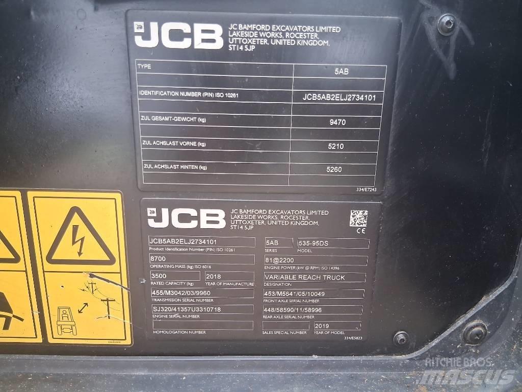 JCB 535-95 Chargeuse télescopique sur pneus