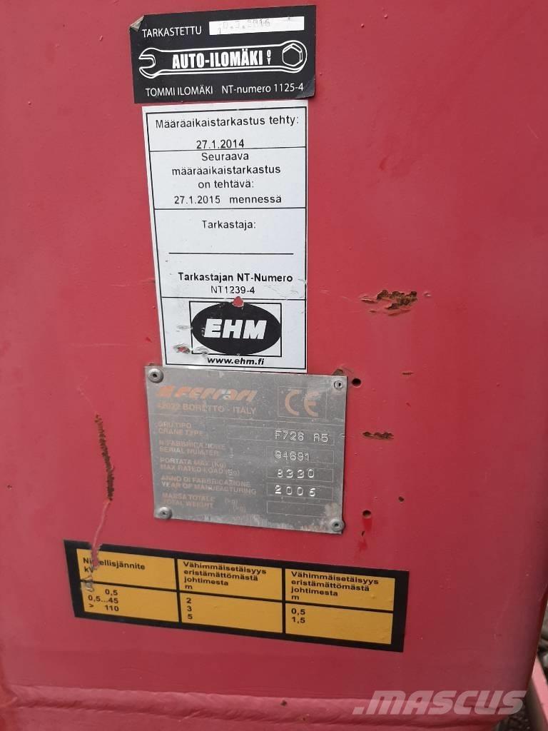 Scania R 124 Camion plateau ridelle avec grue