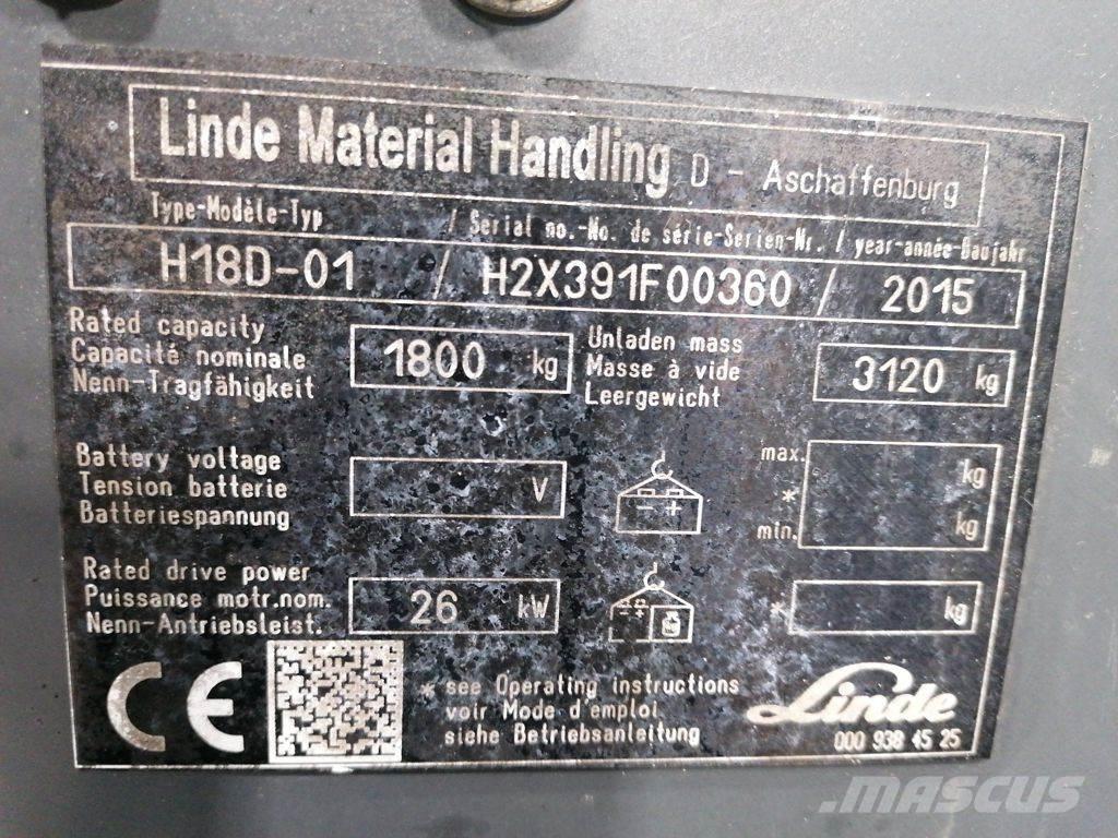 Linde H18D-01 Chariots GPL