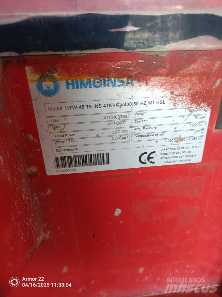 Himoinsa HYW 45 Générateurs diesel