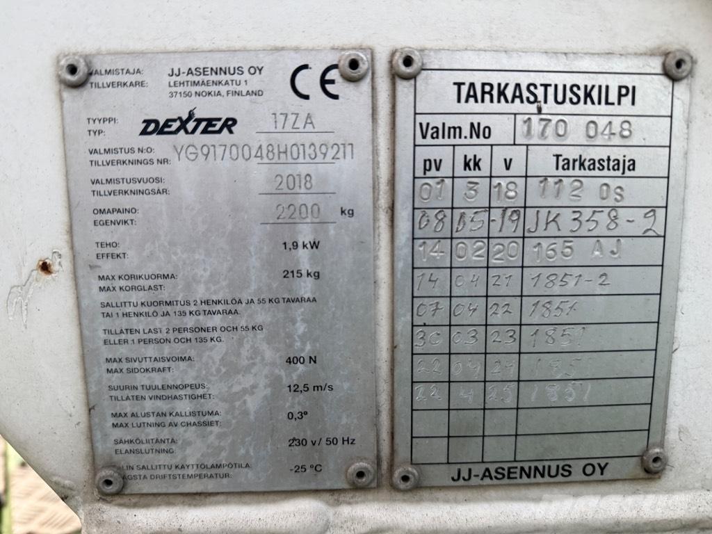 Dexter 17ZA Remorque nacelle