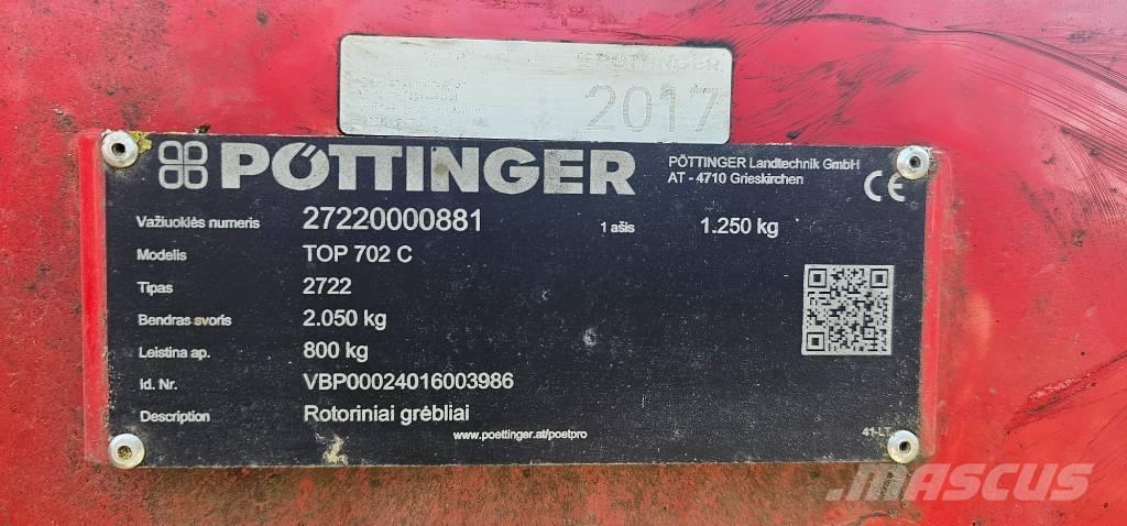Pöttinger TOP 702C Rateau faneur