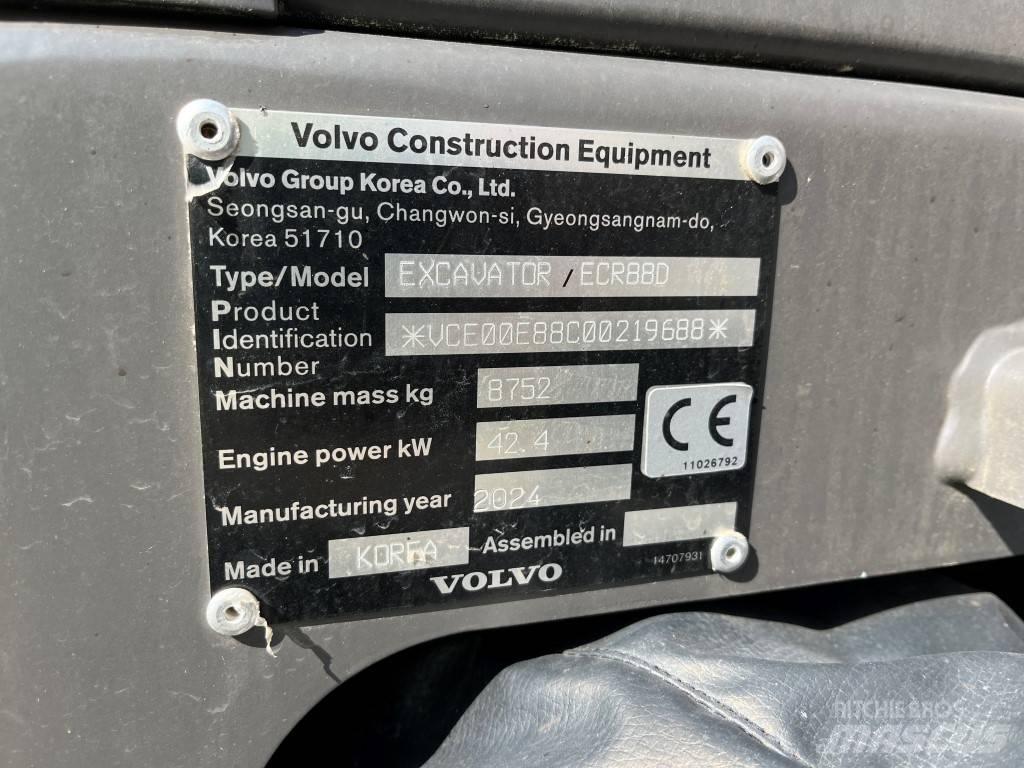 Volvo ECR88D Mini pelle 7t-12t